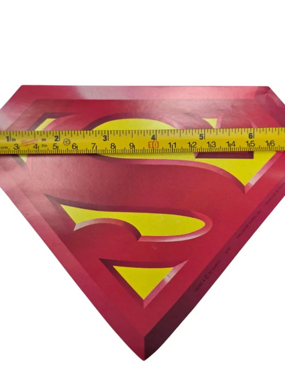 Unused 2013 Hallmark Superman Stickers Assortment in Shield Box Large & Small